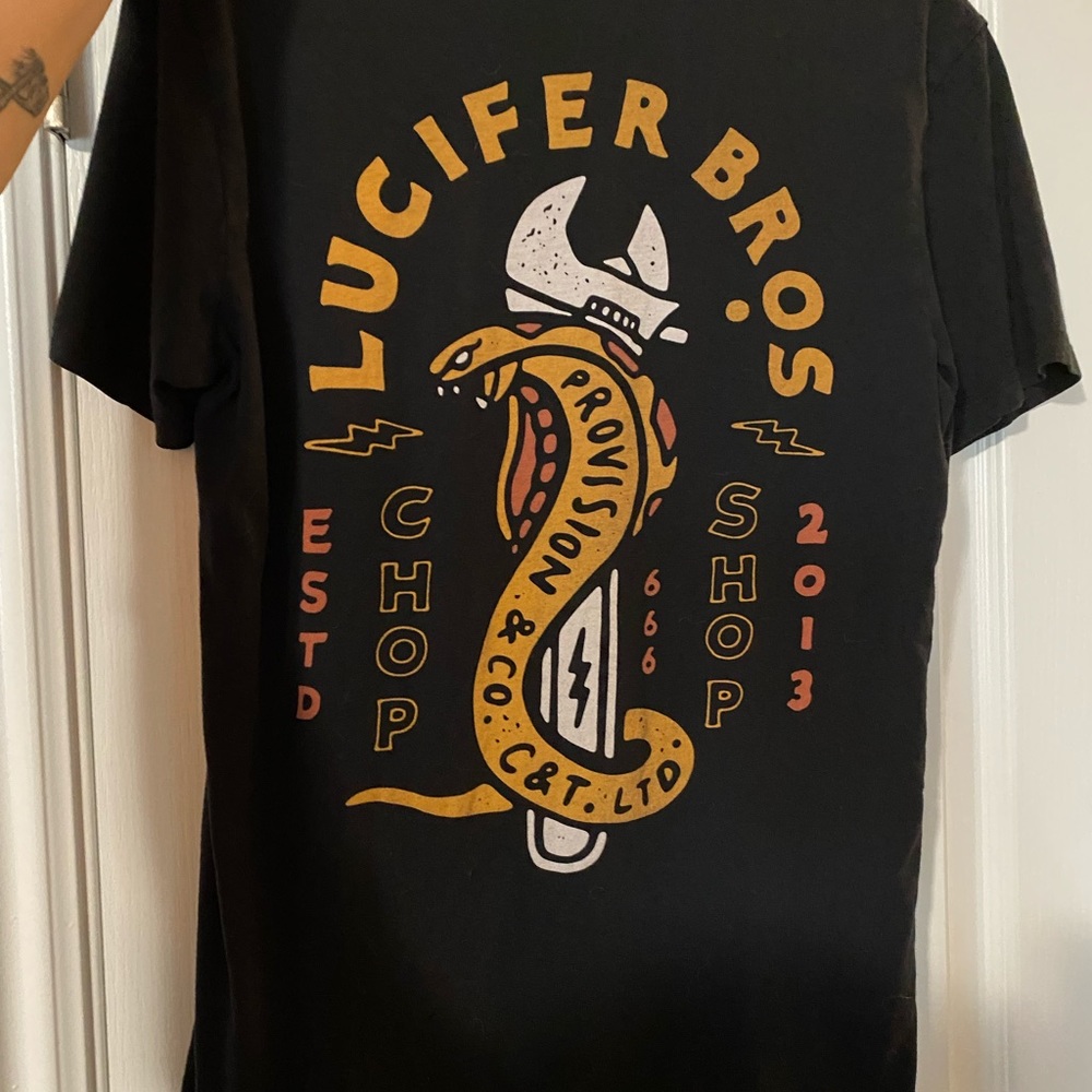 Black P&Co Graphic Tee